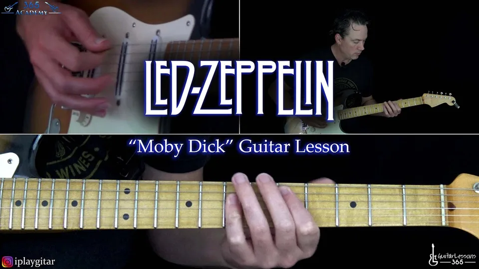 Led Zeppelin - Moby Dick guitar lesson