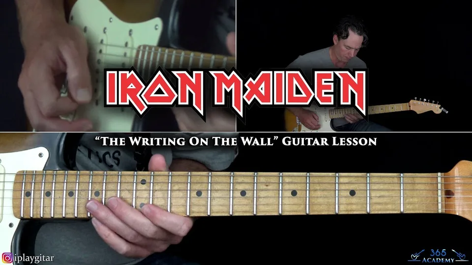 Iron Maiden - The Writing On The Wall guitar lesson