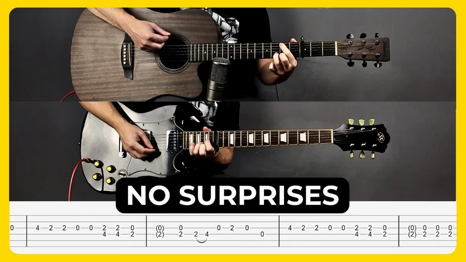 Radiohead - No Surprises guitar tab