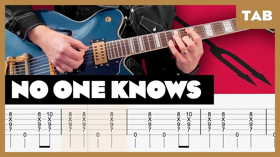 Queens of the Stone Age - No One Knows guitar tab