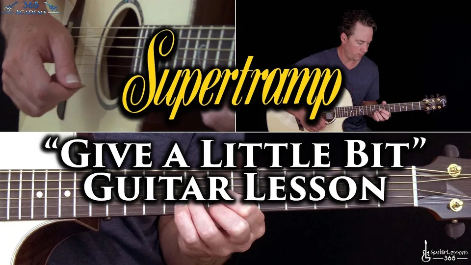 Supertramp - Give a Little Bit guitar lesson