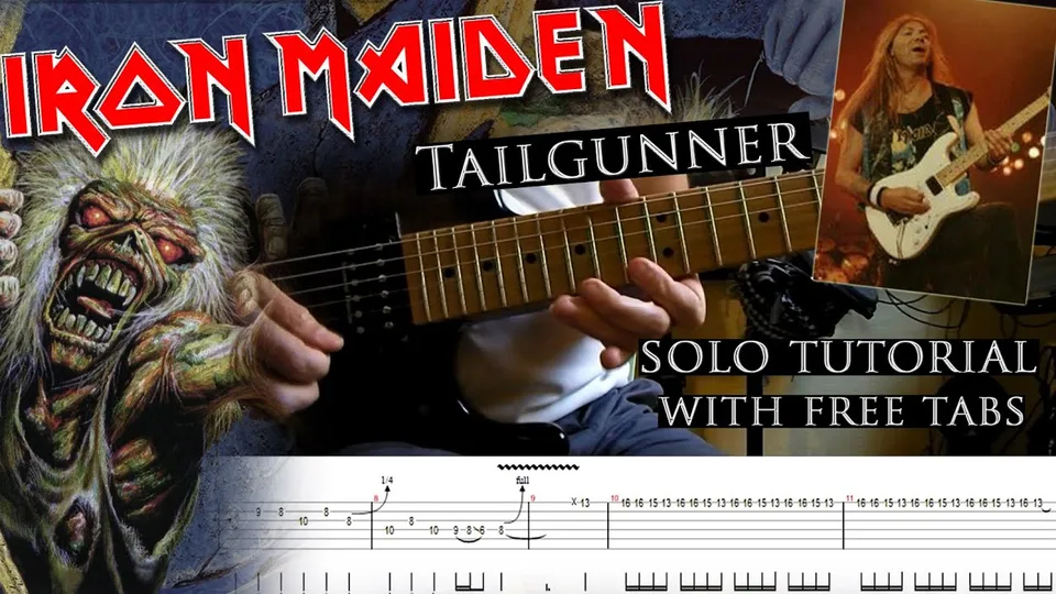 Iron Maiden - Tailgunner guitar tab