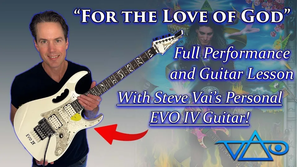 Steve Vai - For the Love of God guitar lesson