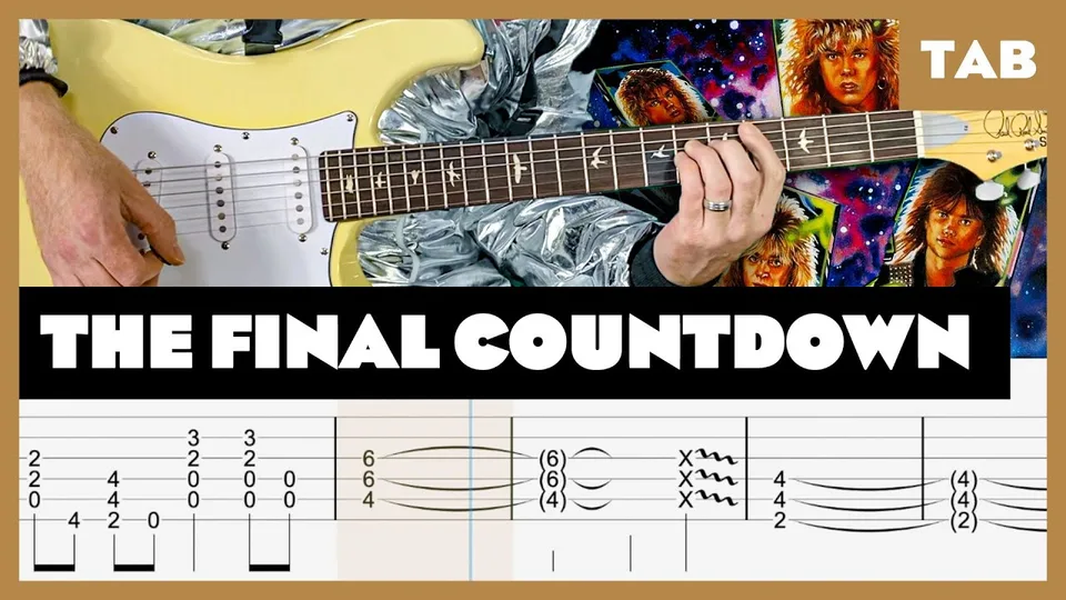 Europe - The Final Countdown guitar tab