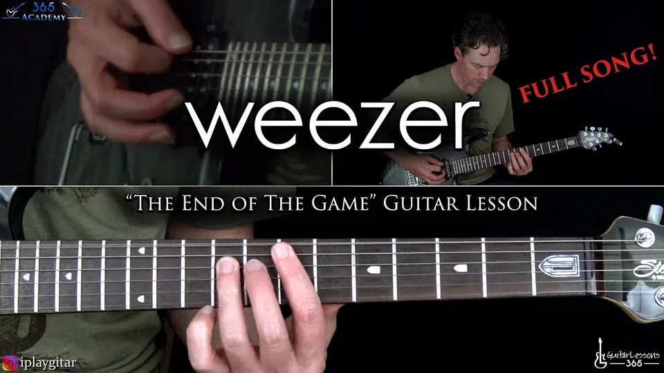 Weezer - The End of The Game guitar lesson