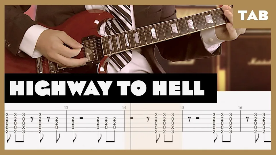 AC/DC - Highway to Hell guitar tab