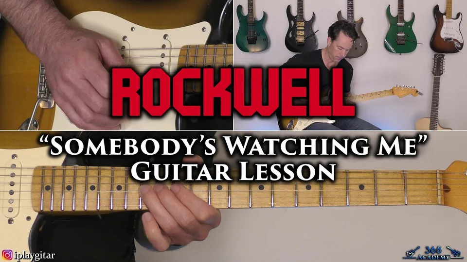 Rockwell - Somebody's Watching Me guitar lesson