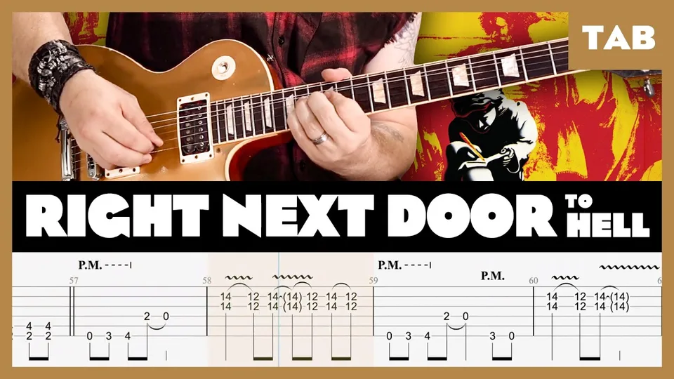Guns N' Roses - Right Next Door to Hell guitar tab