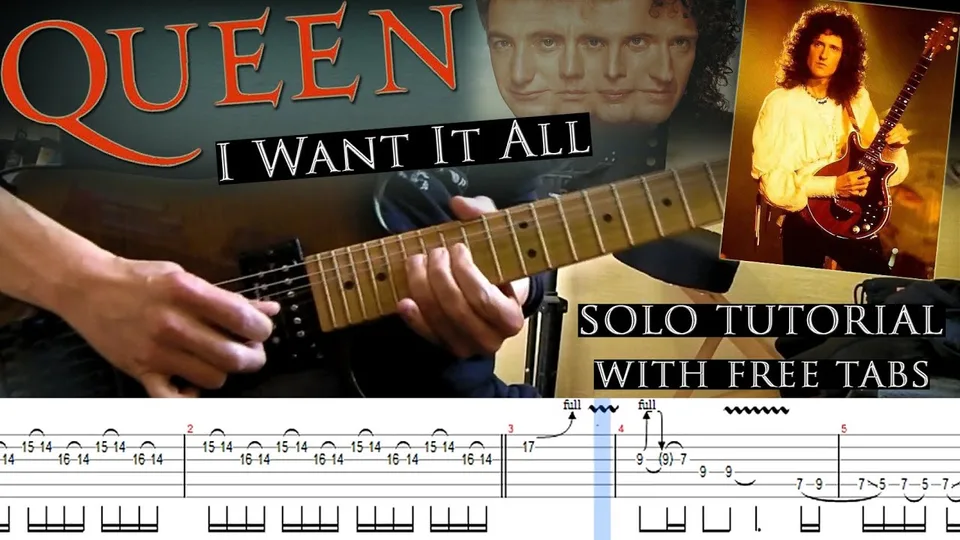 Queen - I Want It guitar tab