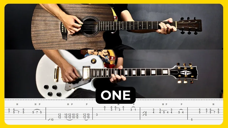 U2 - One guitar tab