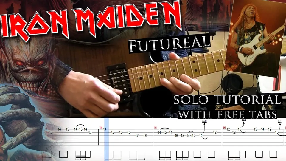 Iron Maiden - Futureal Dave Murray guitar tab