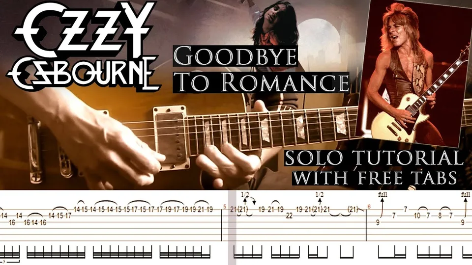 Ozzy Osbourne - Goodbye To Romance guitar tab