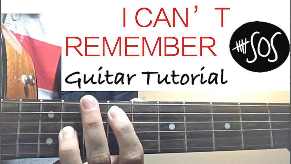 5SOS - I Can't Remember guitar lesson