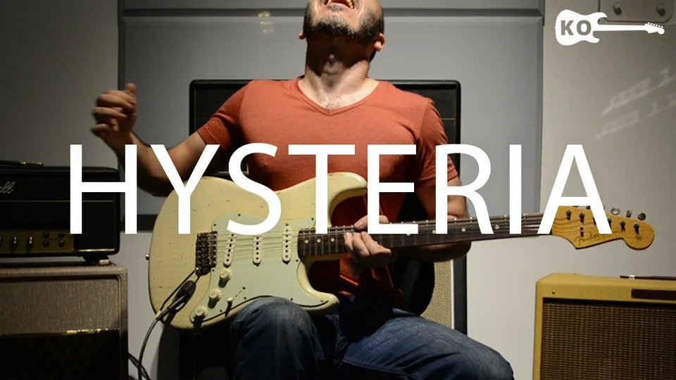 Muse - Hysteria guitar cover