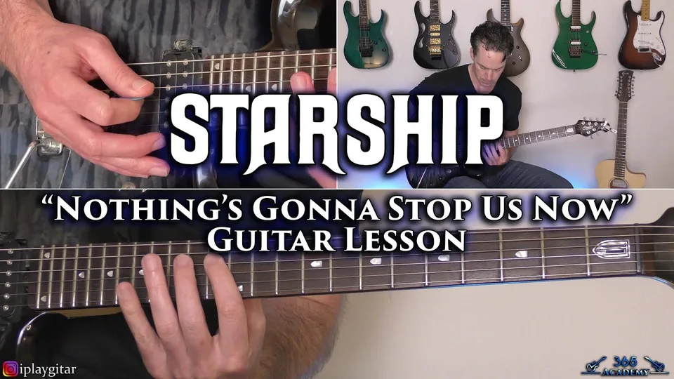 Starship - Nothing's Gonna Stop Us Now guitar lesson