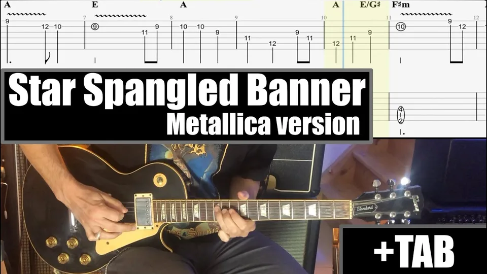 Metallica - Star Spangled Banner guitar tab