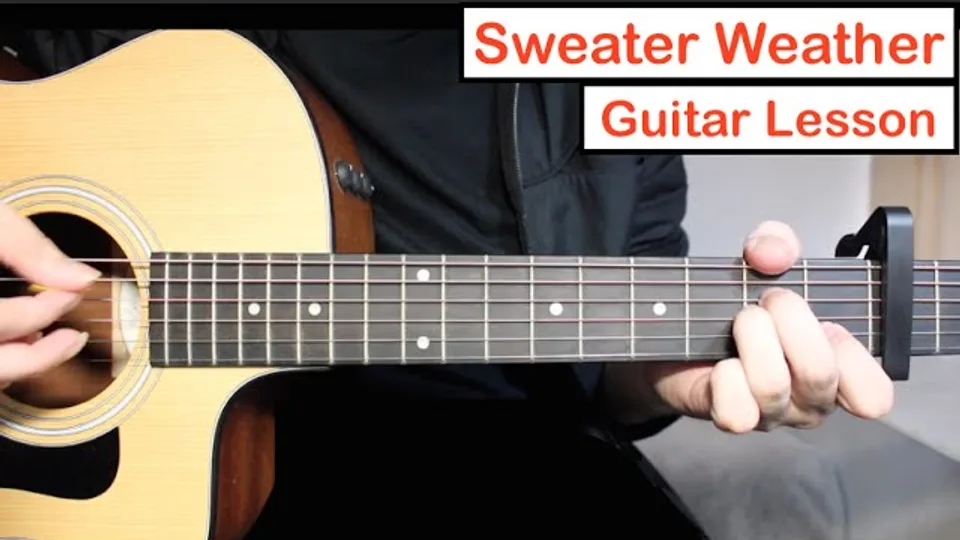 The Neighbourhood - Sweater Weather guitar lesson