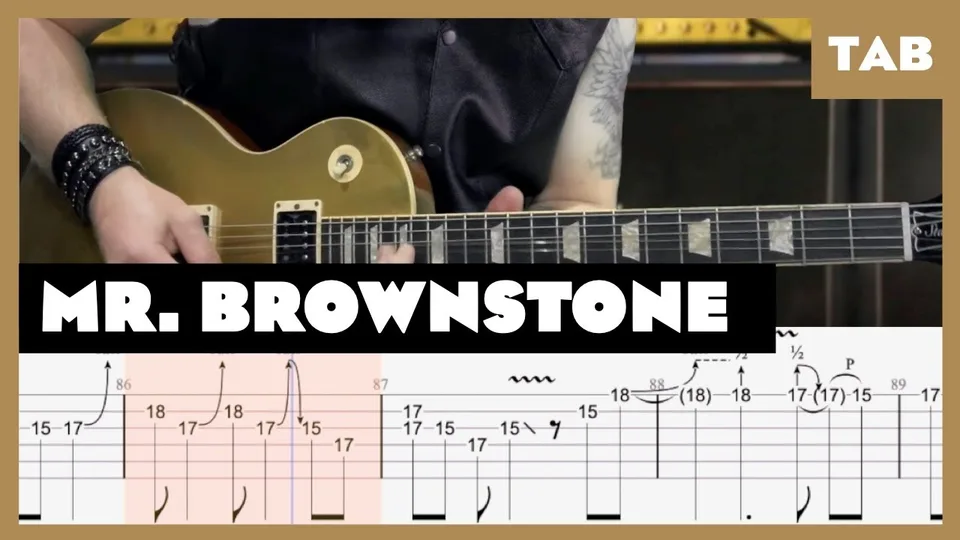 Guns N' Roses - Mr. Brownstone guitar tab