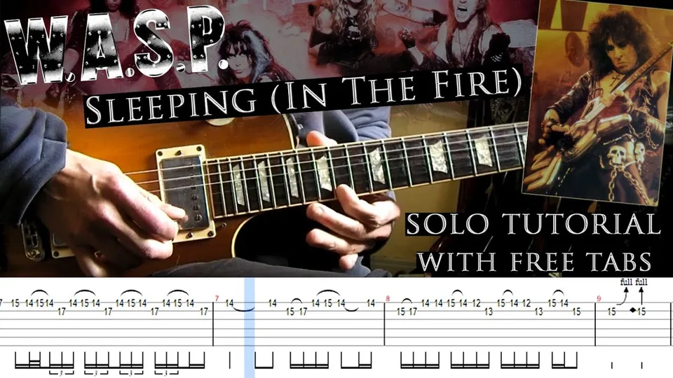 Wasp - Sleeping guitar tab