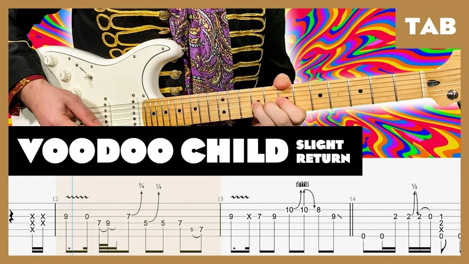 Jimi Hendrix - Voodoo Child guitar tab