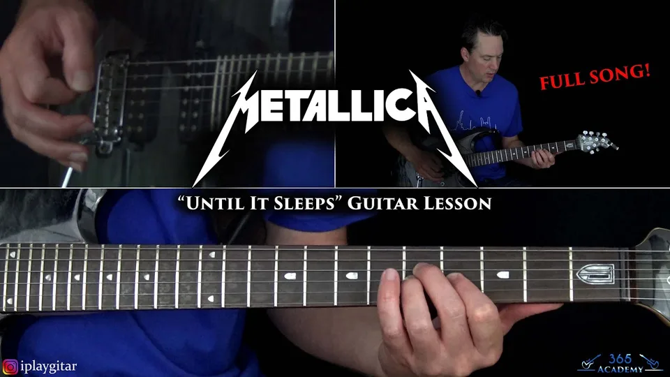 Metallica - Until It Sleeps guitar lesson