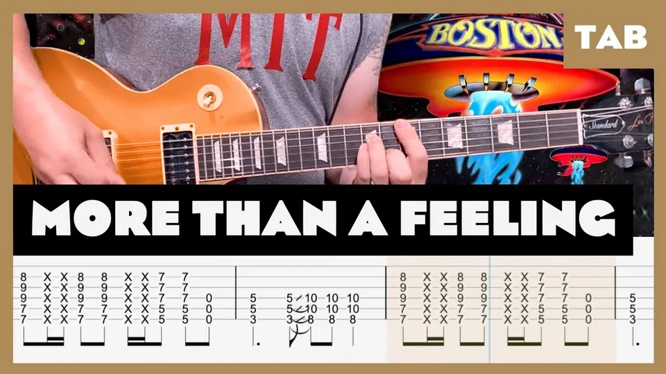 Boston - More Than a Feeling guitar tab