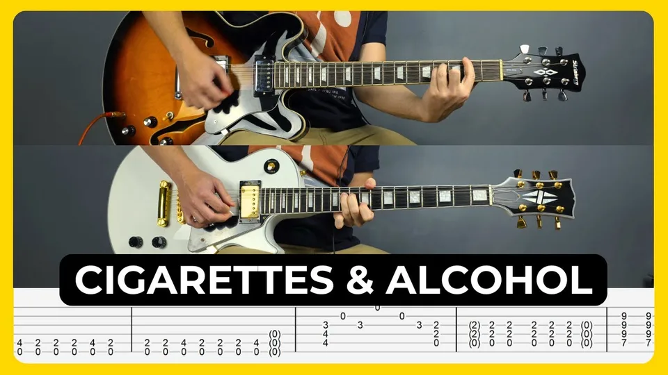 Oasis - Cigarettes & Alcohol guitar tab
