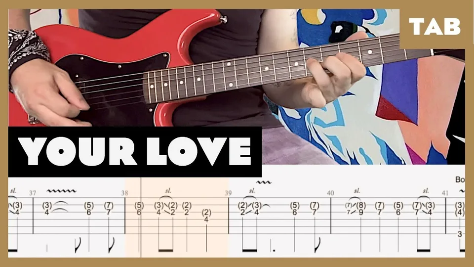 The Outfield - Your Love guitar tab