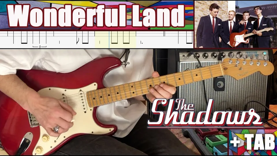 The Shadows - Wonderful Land guitar tab