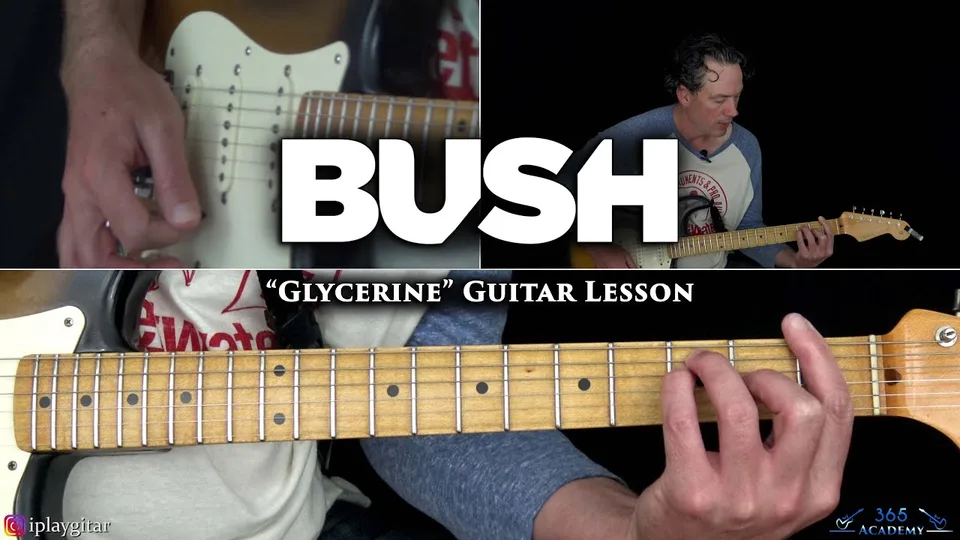Bush - Glycerine guitar lesson