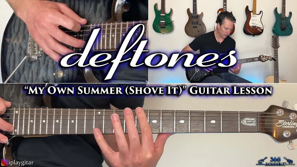 Deftones - My Own Summer guitar lesson
