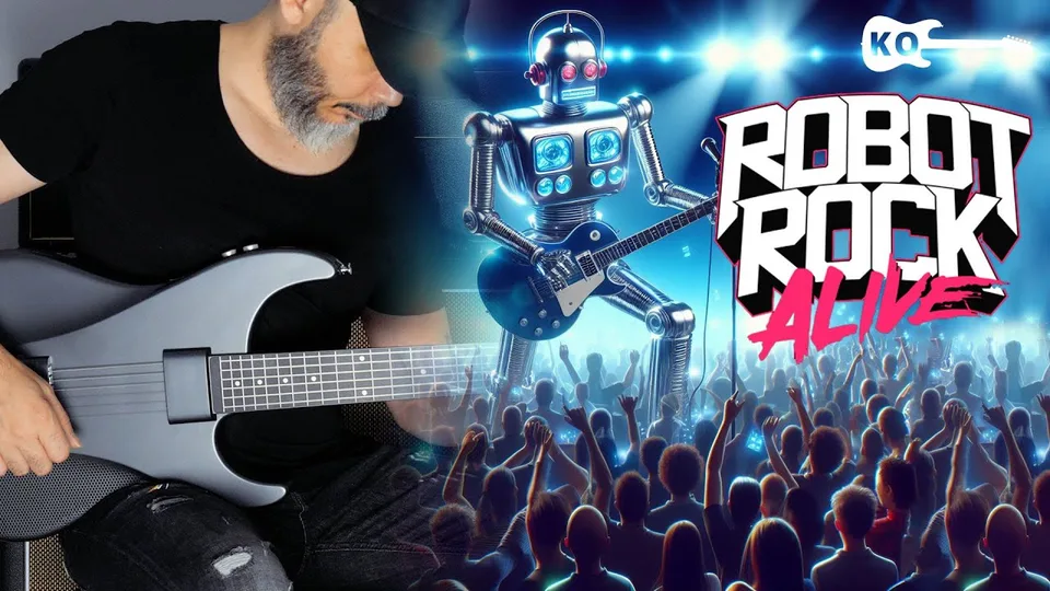 Daft Punk - Robot Rock - Aeroband guitar cover
