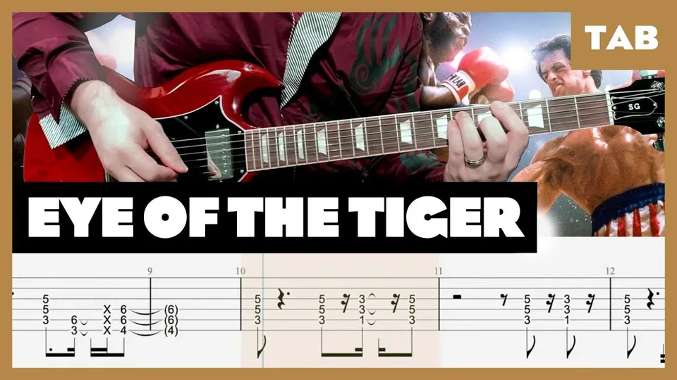 Survivor - Eye of the Tiger guitar tab