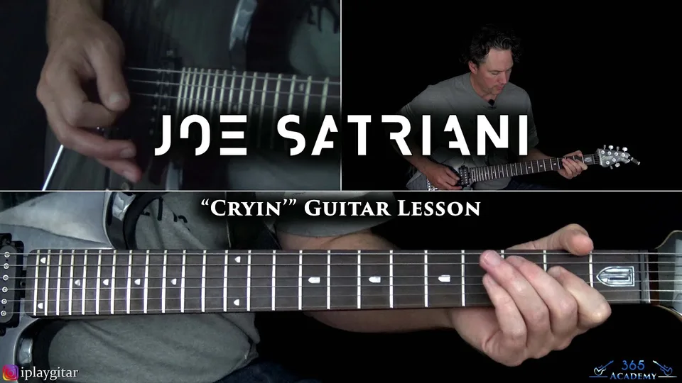Joe Satriani - Cryin' guitar lesson