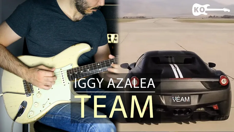 Iggy Azalea - Team guitar cover