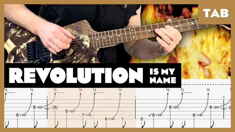 Pantera - Revolution Is My Name guitar tab