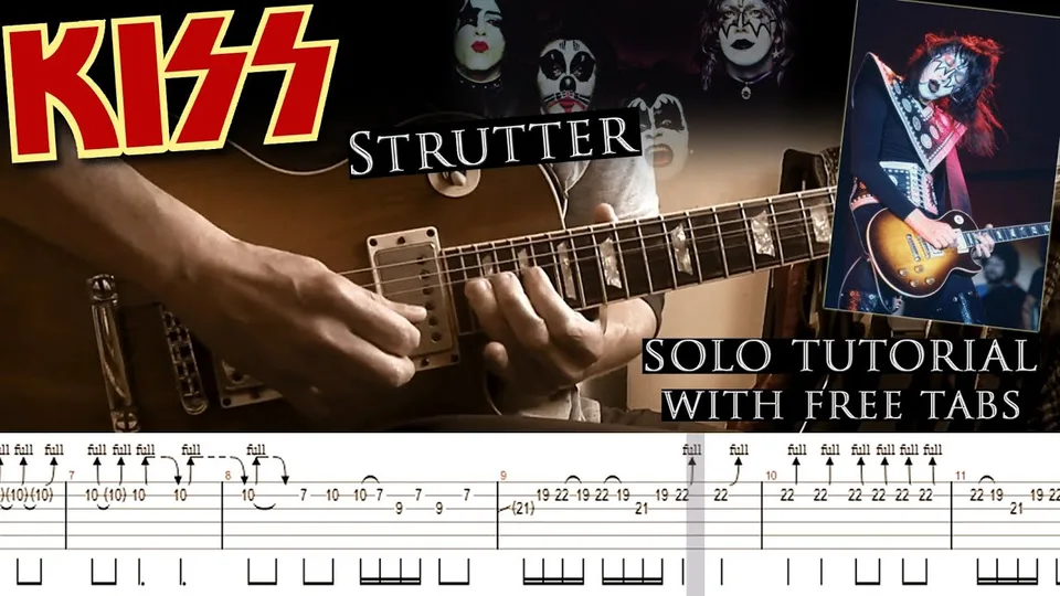 Kiss - Strutter guitar tab