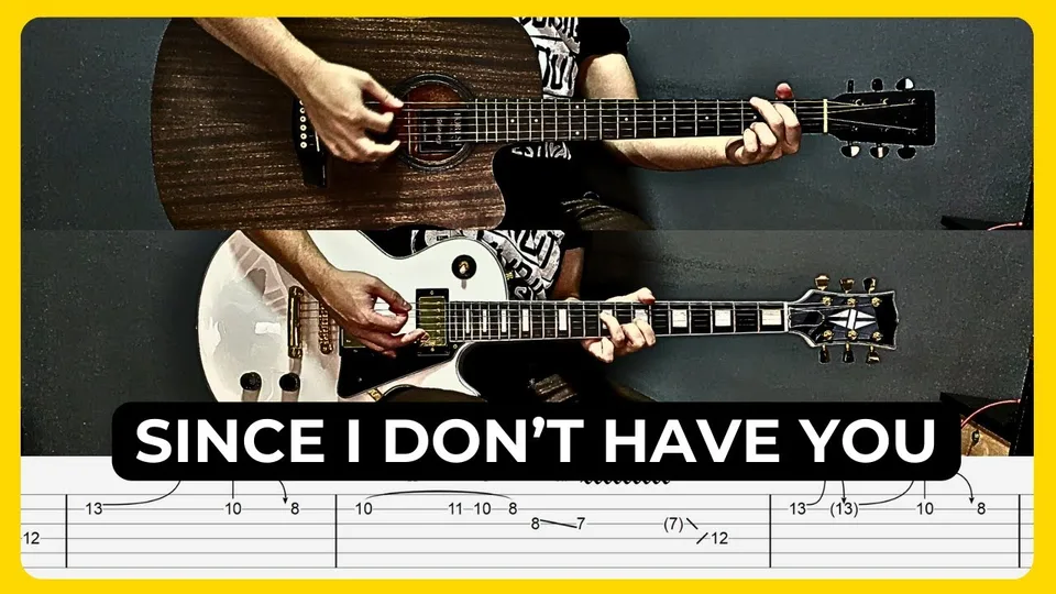 Guns N' Roses - Since I Don't Have You guitar tab