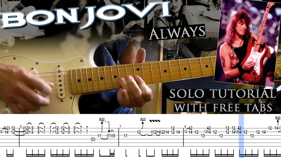 Bon Jovi - Always guitar tab