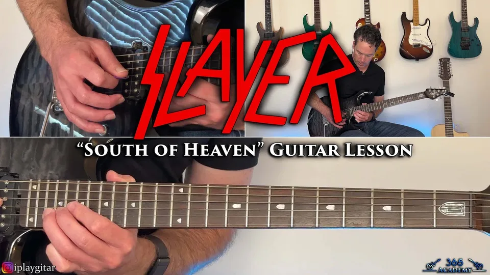 Slayer - South of Heaven guitar lesson
