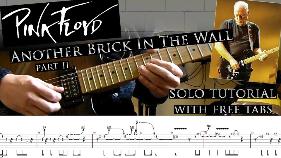 Pink Floyd - Another Brick In The Wall guitar tab
