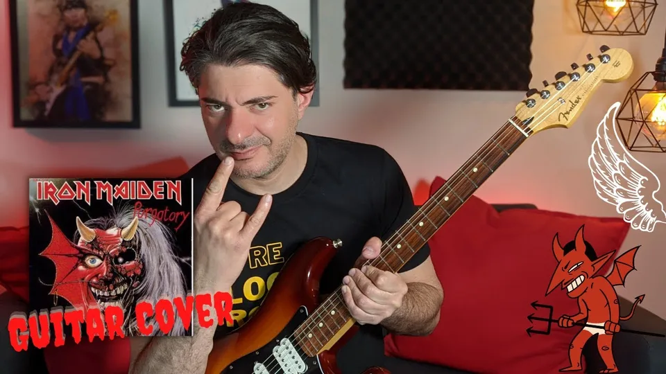 Iron Maiden - Purgatory guitar cover