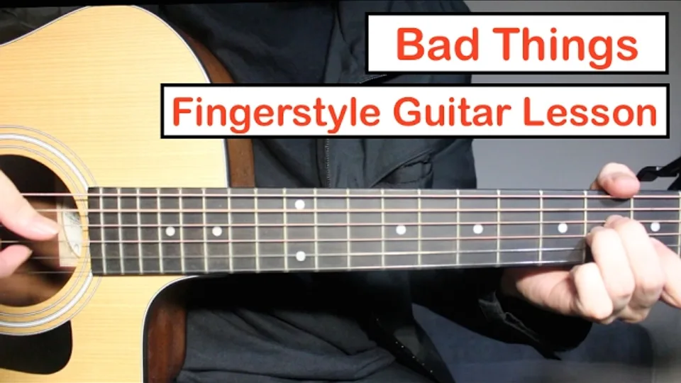 Camila Cabello - Bad Things guitar lesson