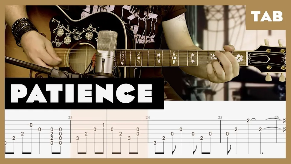 Guns N' Roses - Patience guitar tab