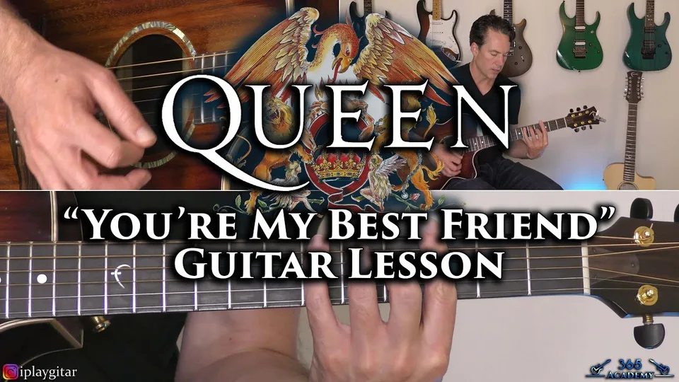 Queen - You're My Best Friend guitar lesson