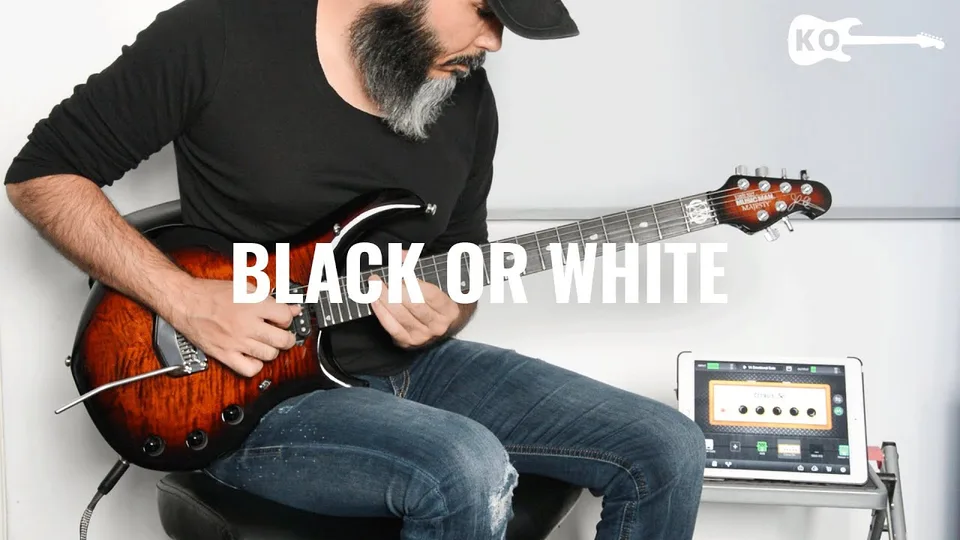 Michael Jackson - Black or White guitar cover
