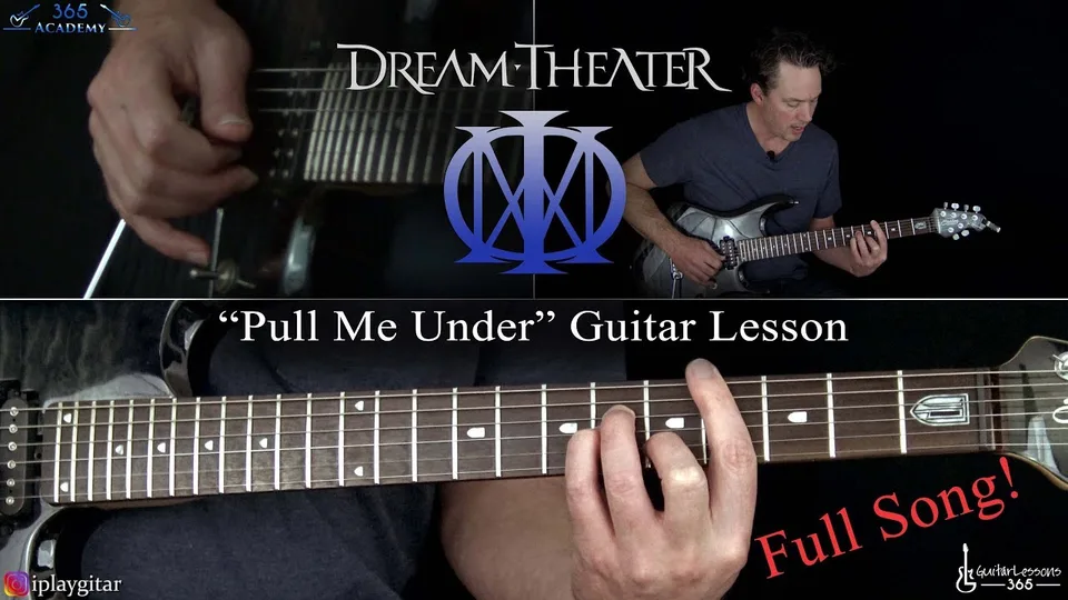 Dream Theater - Pull Me Under guitar lesson