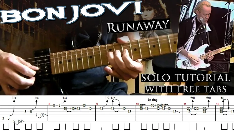 Bon Jovi - Runaway guitar tab