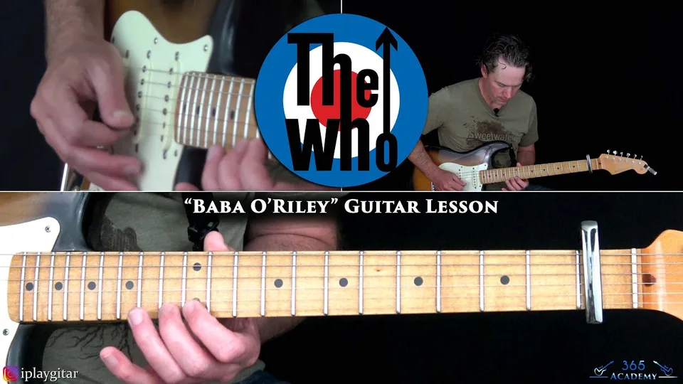 The Who - Baba O'Riley guitar lesson