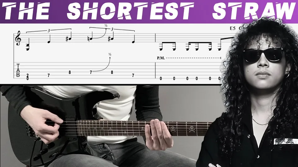 Metallica - THE SHORTEST STRAW guitar tab